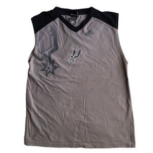 Youth Adidas Spurs Muscle Shirt
